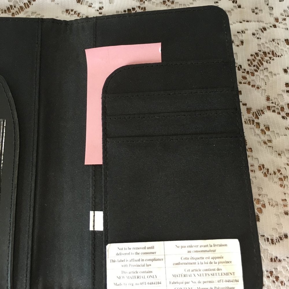 EUC CAMBRIDGE BLACK WALLET/CHECKBOOK COVER - Picture 6 of 7